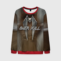 Свитшот мужской Overkill: Metal Skull, цвет: 3D-красный