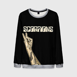 Свитшот мужской Scorpions Rock, цвет: 3D-меланж