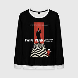 Свитшот мужской Twin Peaks Man, цвет: 3D-белый
