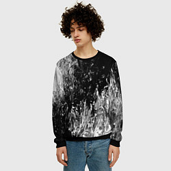 Свитшот мужской GRAY&BLACK, цвет: 3D-черный — фото 2