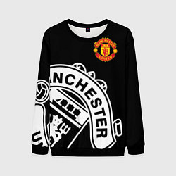 Свитшот мужской Man United: Black Collection, цвет: 3D-черный