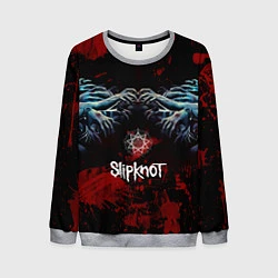 Свитшот мужской Slipknot руки зомби, цвет: 3D-меланж