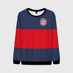 Свитшот мужской Bayern Munchen - Red-Blue FCB 2022 NEW, цвет: 3D-черный