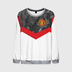 Мужской свитшот Man United FC: Grey Polygons