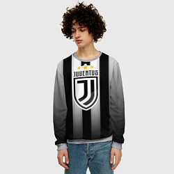 Свитшот мужской Juventus FC: New logo, цвет: 3D-меланж — фото 2