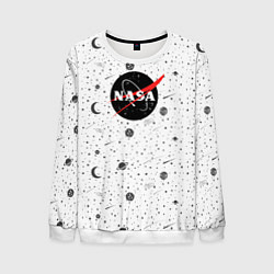 Свитшот мужской NASA: Moonlight, цвет: 3D-белый