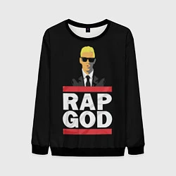 Свитшот мужской Rap God Eminem, цвет: 3D-черный