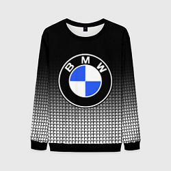 Свитшот мужской BMW 2018 Black and White IV, цвет: 3D-черный
