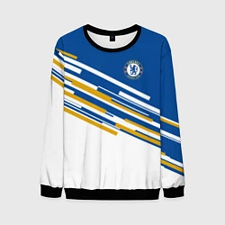 Свитшот мужской FC Chelsea: Colour Line, цвет: 3D-черный