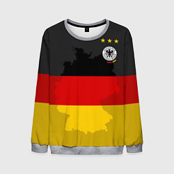 Свитшот мужской Сборная Германии, цвет: 3D-меланж