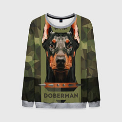 Мужской свитшот Дикий доберман
