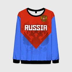 Мужской свитшот Russia Red & Blue