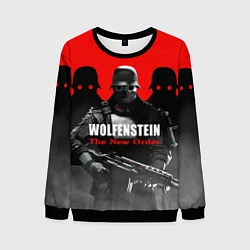 Свитшот мужской Wolfenstein: The New Order, цвет: 3D-черный