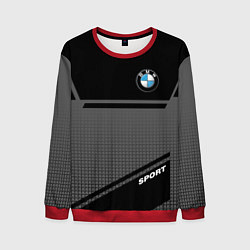 Свитшот мужской BMW SPORT БМВ СПОРТ, цвет: 3D-красный
