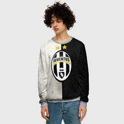 Свитшот мужской FC Juventus W&B, цвет: 3D-меланж — фото 2