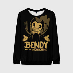 Свитшот мужской Bendy And the ink machine, цвет: 3D-черный