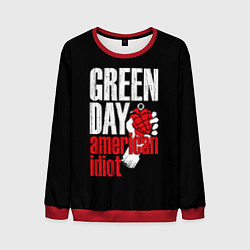 Свитшот мужской Green Day: American Idiot, цвет: 3D-красный