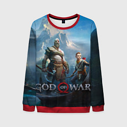 Свитшот мужской God of War, цвет: 3D-красный