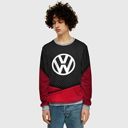 Свитшот мужской Volkswagen: Grey Carbon, цвет: 3D-меланж — фото 2