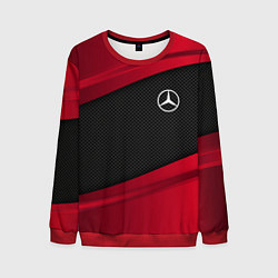 Свитшот мужской Mercedes Benz: Red Sport, цвет: 3D-красный