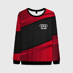 Свитшот мужской Audi: Red Sport, цвет: 3D-черный