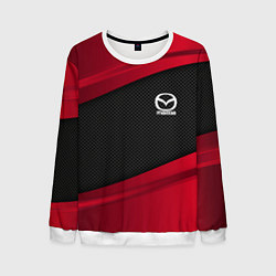 Свитшот мужской Mazda: Red Sport, цвет: 3D-белый