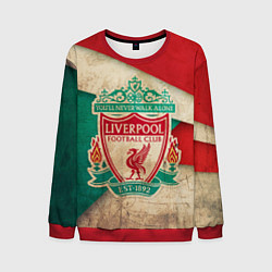 Свитшот мужской FC Liverpool: Old Style, цвет: 3D-красный