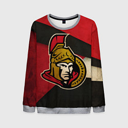 Свитшот мужской HC Ottawa Senators: Old Style, цвет: 3D-меланж