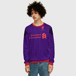 Свитшот мужской FC Liverpool Away 18-19, цвет: 3D-красный — фото 2