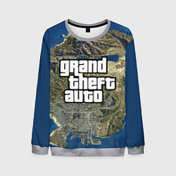 Свитшот мужской GTA, цвет: 3D-меланж