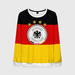 Свитшот мужской Немецкий футбол, цвет: 3D-белый