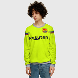 Свитшот мужской FCB: Messi Away 18-19, цвет: 3D-меланж — фото 2