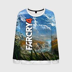 Свитшот мужской Far Cry 4: Ice Mountains, цвет: 3D-белый