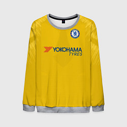 Свитшот мужской FC Chelsea Away 18-19, цвет: 3D-меланж