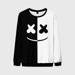 Мужской свитшот Marshmello: Black & White