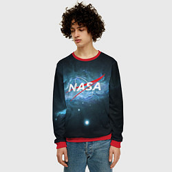Свитшот мужской NASA: Space Light, цвет: 3D-красный — фото 2