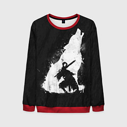 Свитшот мужской Dark Souls: Howling Wolf, цвет: 3D-красный