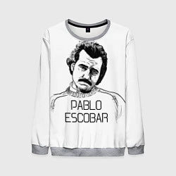Свитшот мужской Pablo Escobar, цвет: 3D-меланж