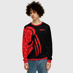 Свитшот мужской Predator: Red Light, цвет: 3D-красный — фото 2