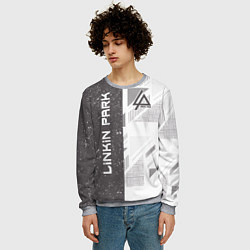 Свитшот мужской Linkin Park: Grey Form, цвет: 3D-меланж — фото 2