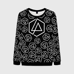 Свитшот мужской Linkin Park: Pattern, цвет: 3D-черный
