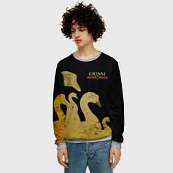 Свитшот мужской GUSSI: Gold Edition, цвет: 3D-меланж — фото 2