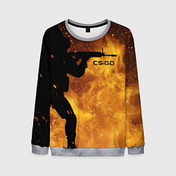 Мужской свитшот CS:GO Dark Fire