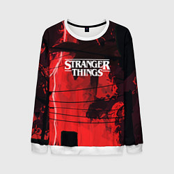 Свитшот мужской Stranger Things: Red Dream, цвет: 3D-белый