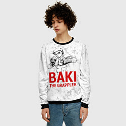Свитшот мужской Baki the Grappler, цвет: 3D-черный — фото 2