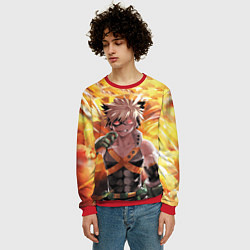 Свитшот мужской Fire Academia, цвет: 3D-красный — фото 2