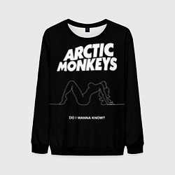 Свитшот мужской Arctic Monkeys: Do i wanna know?, цвет: 3D-черный