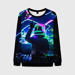 Мужской свитшот Marshmello: Neon DJ
