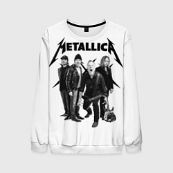 Свитшот мужской Metallica, цвет: 3D-белый
