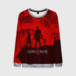 Свитшот мужской God of War: Blood Day, цвет: 3D-меланж